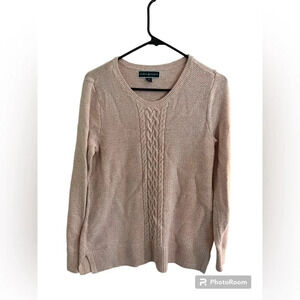 Karen Scott size small light pink sweater